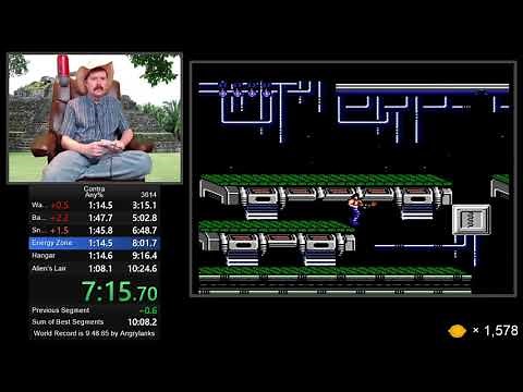 Contra NES speedrun in 10:23 by Arcus