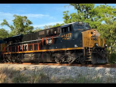 Chasing CSX #1877 Leading M603-06 from Lacoochee, FL to Vitis Junction