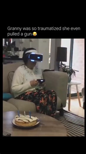 Epic_Motivation on Instagram: "She Put on VR Thinking It Was Just a Game… Then the Shark Attack HAPPENED. 🦈😱 Grandma puts on a VR headset… walks into virtual water… next thing you know she’s screaming like it’s real life! 🤣💀 That’s presence — the brain believing the virtual world is ACTUAL reality because VR tricks your senses into feeling “you’re there.” 🧠👀 Fear spikes faster than a roller coaster drop. Fight‑or‑flight kicks in. And suddenly the living room feels like the deep ocean. 🌊🔥