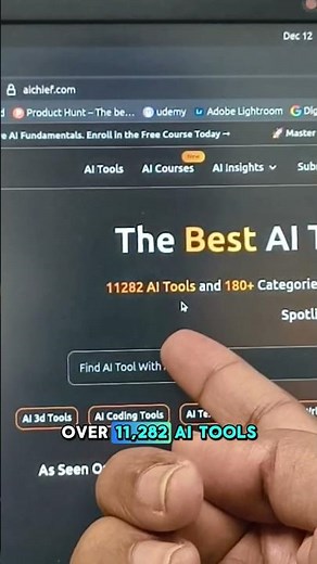 Single website with over 11,000+ AI Tools!