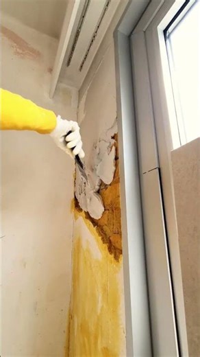 How to fix a broken wall (from brick to smooth)