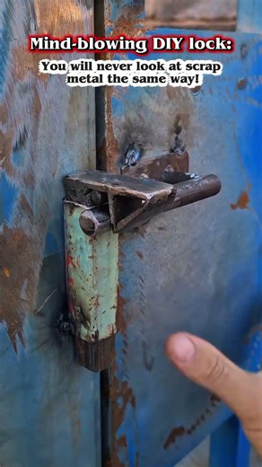Genius DIY Gate Lock Ideas that Actually Work! 😲 #shorts #viral #welding