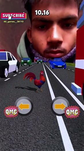 🚧🚦DescriptionXrode crossing game🐓#anime#memes#music #filtergame #roblox #animation#gamingchallenge