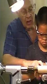Lathe Basics_ Dad Teaches Son to Master Woodworking