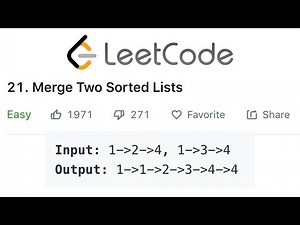 LeetCode Merge Two Sorted Lists Solution Explained - Java