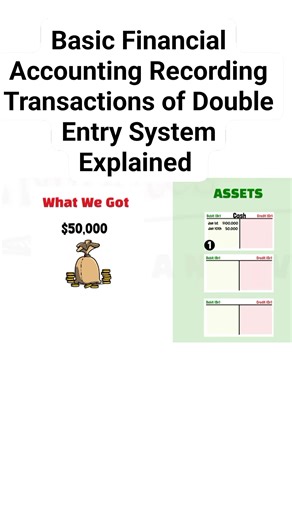 13K views · 251 reactions | Basic Financial Accounting Recording Transactions of Double Entry System Explained | Accounting Knowledge Concepts | Facebook
