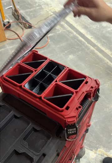 Efficient PACKOUT Organization with Dividers and Bins