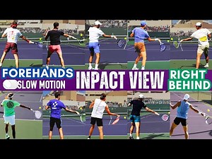 Explosive Forehands Up Close | Slow-Mo Compilation [4K]