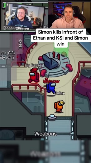 Simon among us proximity chat #sidemen #ksi #miniminter #amongus #fyp