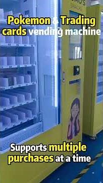 Level Up Your Business with the Ultimate Pokémon & Trading Card Vending Machine!