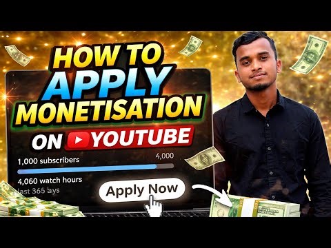 1,000 Subscribers 4,000 Watch Hours Complete Apply Monetisation In YouTube 2026