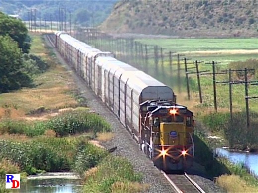 28K views · 1.3K reactions | East of La Grande, Oregon and the Blue Mountains, we catch a westbound autorack train at Hot Lake. From the Highball Productions show "Union Pacific’s Oregon Blues The La Grande Sub" https://rfd.video/UPBlues | Railfan Depot | Facebook