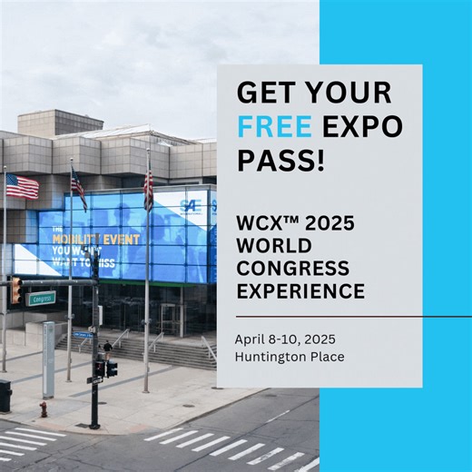 Register today for WCX™ and get your FREE expo pass to unlock access to the exhibit floor, leadership summit, special events, and much more. Pre-registration is required. | SAE International