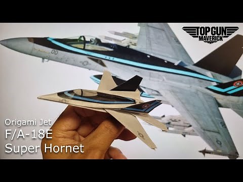 Origami Jet F/A 18E Super Hornet Tutorial