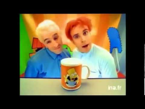 pub quick de 1998 avec les simpsons