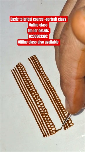 Border design tutorials 👇🫶#viralshort #mehndi #henna #ytshorts #mehndiart