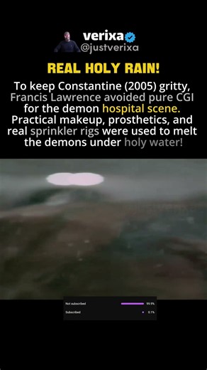 In Constantine (2005) Francis Lawrence used practical water rigs to burn demons alive