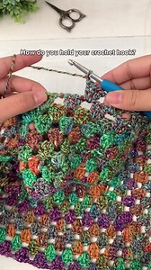 How do you hold your crochet hook? | KnitcroAddict