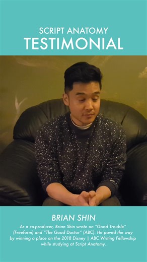 Brian Shin Credits Script Anatomy for sharpening his voice and discipline. While studying there, he earned the Disney ABC Writing Fellowship, then became a co-producer and writer on Good Trouble and The Good Doctor, proof that training plus execution moves careers. #scriptanatomy #screenwriting #storytelling #writingtips | Script Anatomy