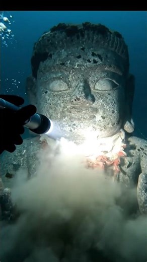 POV: I Found a Sacred Jizo Statue Hidden Underwater