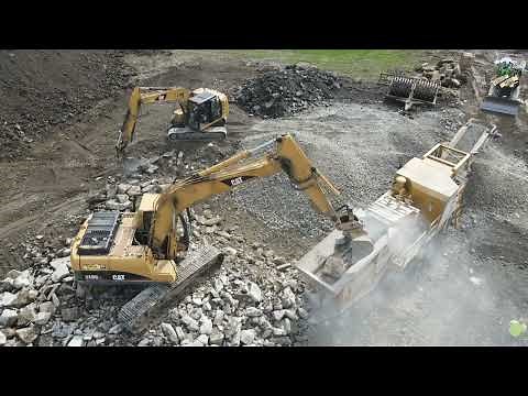 Crushing Concrete with Less Contracting | Screen Machine Industries Impact Crusher