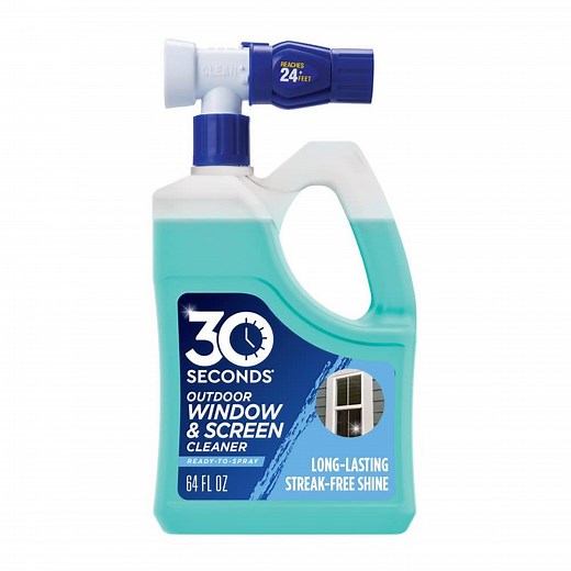 Reviews for 30 Seconds 64 oz. Outdoor Ready to Spray Window and Screen Cleaner | Pg 1 - The Home Depot