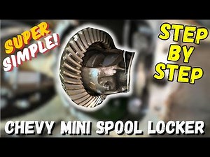 How to install Chevy Mini Spool Locker for S10. Easier than you think!!