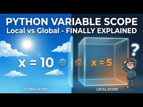 Variable Scope in Python (Local vs Global Variables) #python #variablesinpython #scope #programming