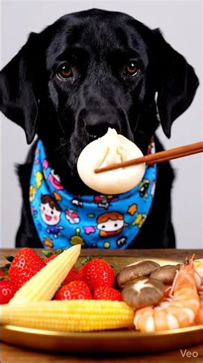 This Lab Had No Idea How to React to Gourmet Dog Food #funnydog #petvideos