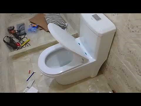 COMO INSTALAR taza SANITARIO UNA PIEZA.