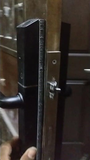 smart door lock #smartlock #installation #digitallock #home #doorlock #digitallock#steel #me #shorts