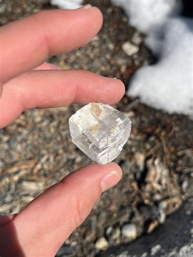 Clear Calcite Cube – Unique Natural Crystal Specimen - Etsy
