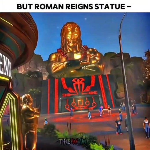 Other Statue vs Roman Reigns Statue 🗿☝ _ _ #wwe #romanreigns #wrestling