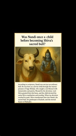 Who was Nandi? #nandi #shiva