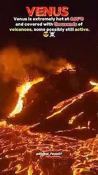 Earth vs Venus || Which Planet Has the More Extreme Surface? #solarsystem #astronomy #science