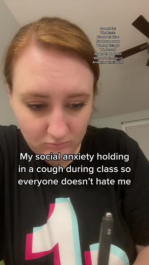 😤 #socialanxiety #itsaboutdrive | crunchy cough