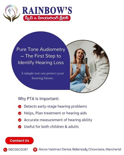 Pure Tone Audiometry (PTA) Test | Early Detection of Hearing Loss | Hearing Clinic in Mancherial