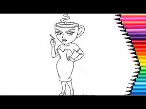 How To Draw Espressona Signora | Italian Brainrot Animal | Drawing Tutorial