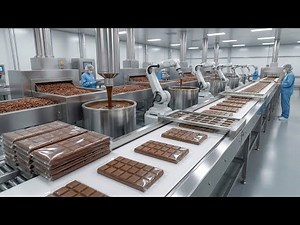 Inside a Modern Chocolate Factory: How Chocolate Bars Are Made Step by Step (Full Process)