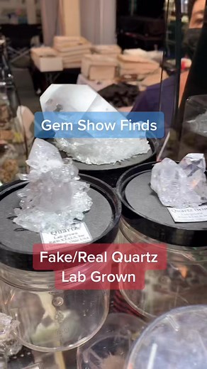 #LabGrown #real #Quartz #CrystalFakes #Artificial #Crystals w #KyleRussell of #CrystalConcentrics