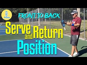 Optimal Position for your Serve and Return of Serve | Pickleballl Serving and Court Position