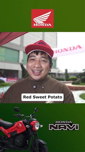 Red Sweet Potato was surprised to The All-New Honda NAVi features, smooth and comfortable riding performance. Tune in now! #NAVi #BeWhoYouWANNAVi #HondaPH #HondaHowWeMoveYou | Honda Philippines, Inc.