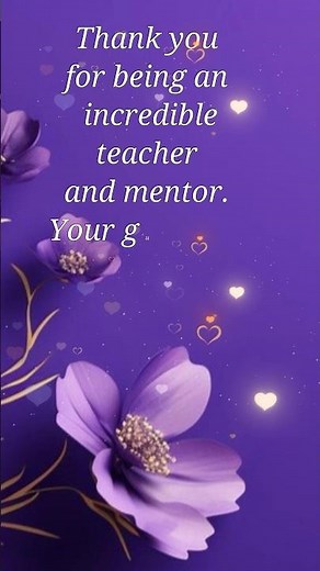 Thank You Note for Teachers | Happy Teacher' Day | Teachers Day Wishes #Shorts #happyteachersday