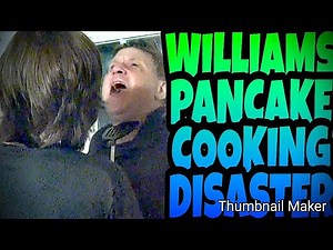 WILLIAMS PANCAKE COOKING DISASTER!!! Reaction video by Josh Myers United!