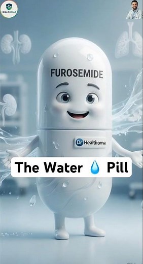 💊 Furosemide Explained | The Water Pill That Removes Extra Fluid & Swelling