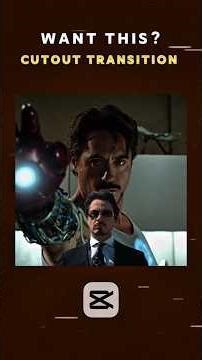 Cutout Transition Tutorial✂️ | Capcut | Tutorial | Editing | cutout transition | shorts | trending |