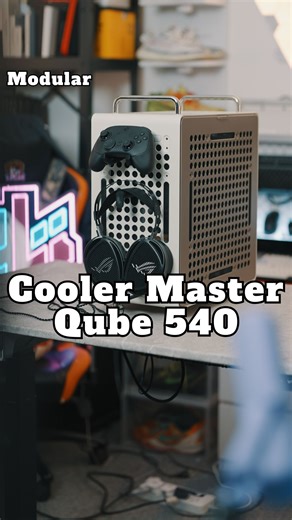 Afiq Afzainizam | Bila casing PC bergabung dengan pegboard = unlimited customization - Cooler Master Qube 540 #CoolerMaster #MYCoolerMaster #OneCoolerMaster... | Instagram