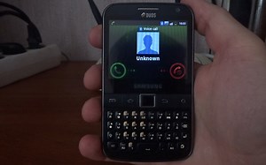 Samsung Galaxy Y Pro DUOS GT-B5512 incoming call