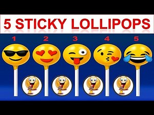5 Sticky Lollipops