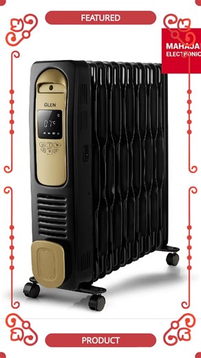 🧐 Are chilly evenings making you crave comfort at home? Introducing the Glen HA7013DOR Digital Oil Filled Radiator Room Heater! ❄️ With 11 fins and a powerful 2900W, this heater warms up your space in no time. Warmth is at your fingertips with remote control access and a programmable thermostat—perfect for snuggling up during the colder months! 🏡✨ Enjoy serene nights wrapped in coziness and joy, knowing you’re in control! Don't let winter leave you in the cold—only a few units left! Get yours 